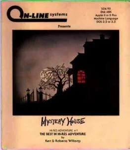 Box art: Hi-Res Adventure #1: Mystery House for Apple ][