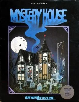 Box art: Hi-Res Adventure #1: Mystery House for the Apple ][