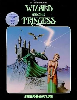 Box art: Hi-Res Adventure #2: Wizard and the Princess for Apple ][ and Atari 400/800