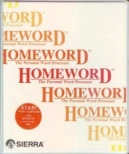 Box art: Homeword for the Apple ][, Commodore 64, and Atari 400/800