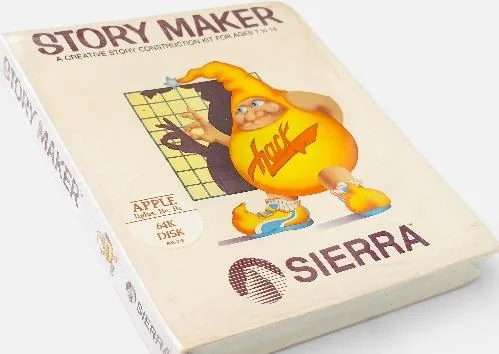 Box art: Story Maker for the Apple ][ and Commodore 64