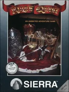Box art: King’s Quest for the IBM PC, IBM PCjr, Tandy 1000, and Apple ][
