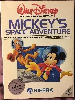 Box art: Mickey’s Space Adventure