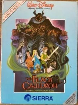 Box art: The Black Cauldron for the IBM PC and Tandy 1000