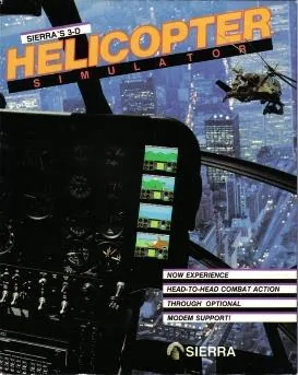 Box art: Sierra’s 3-D Helicopter Simulator