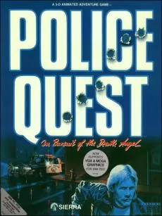 Box art: Police Quest in Pursuit of the Death Angel
