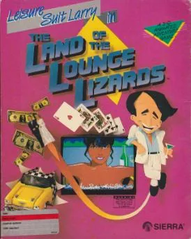 Box art: Leisure Suit Larry in the Land of the Lounge Lizards